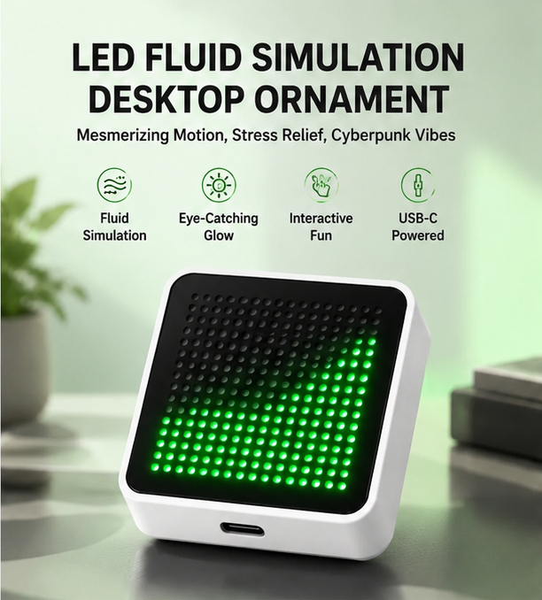 LED Fluid Simulation Desktop O - đánh giá và giá Pc Gaming Liquid