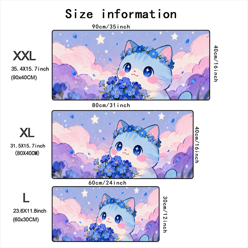 1pc Pink-purple Cloud Cat Mous - đánh giá và giá Pc Gaming Pink
