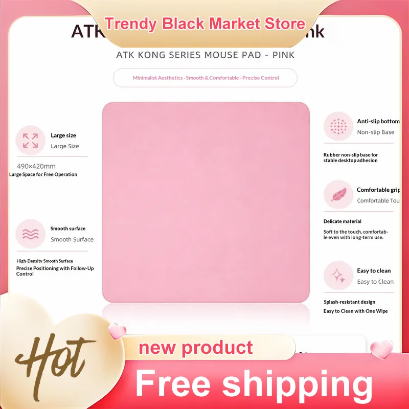 ATK Sky Pink Large Gaming Mous - đánh giá và giá Pc Gaming Pink