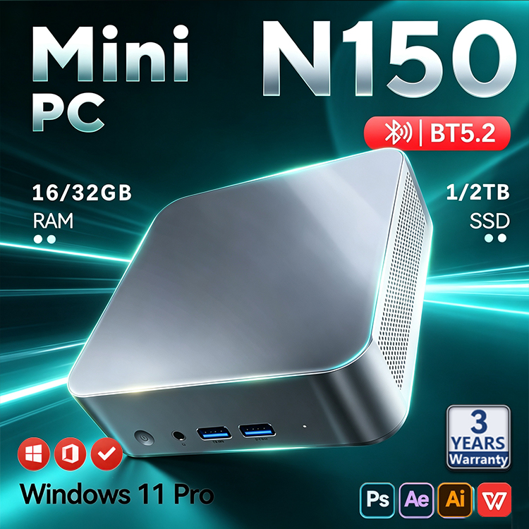 2026 Intel N150 Mini PC Protab - đánh giá và giá Pc Gaming Intel