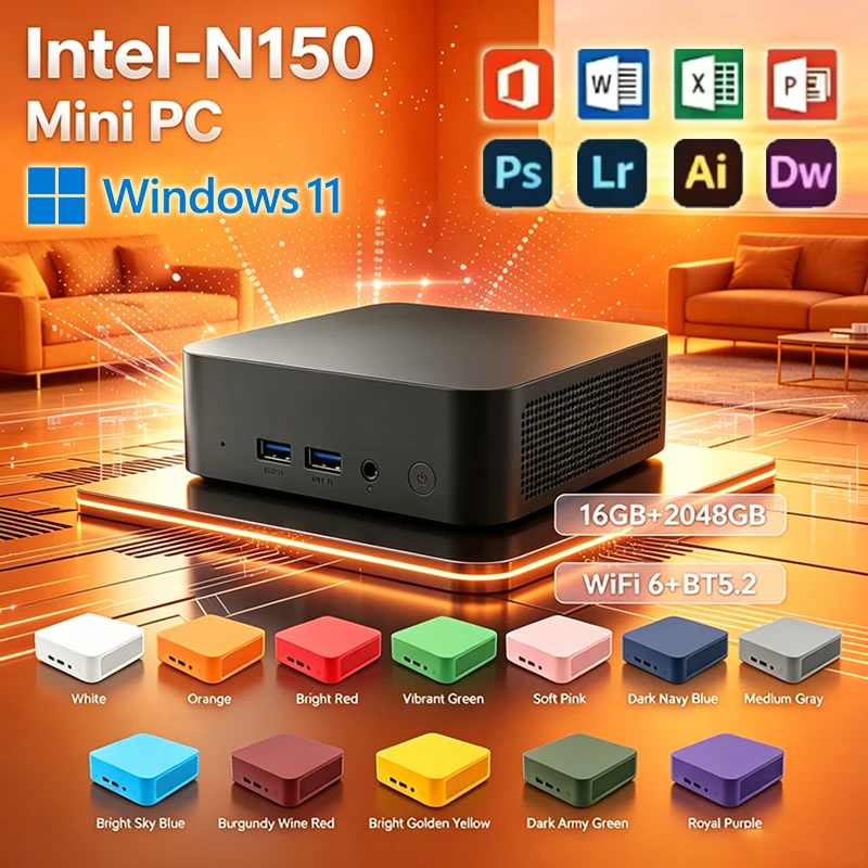 Intel N150 Windows 11 Mini PC  - đánh giá và giá Pc Gaming Intel