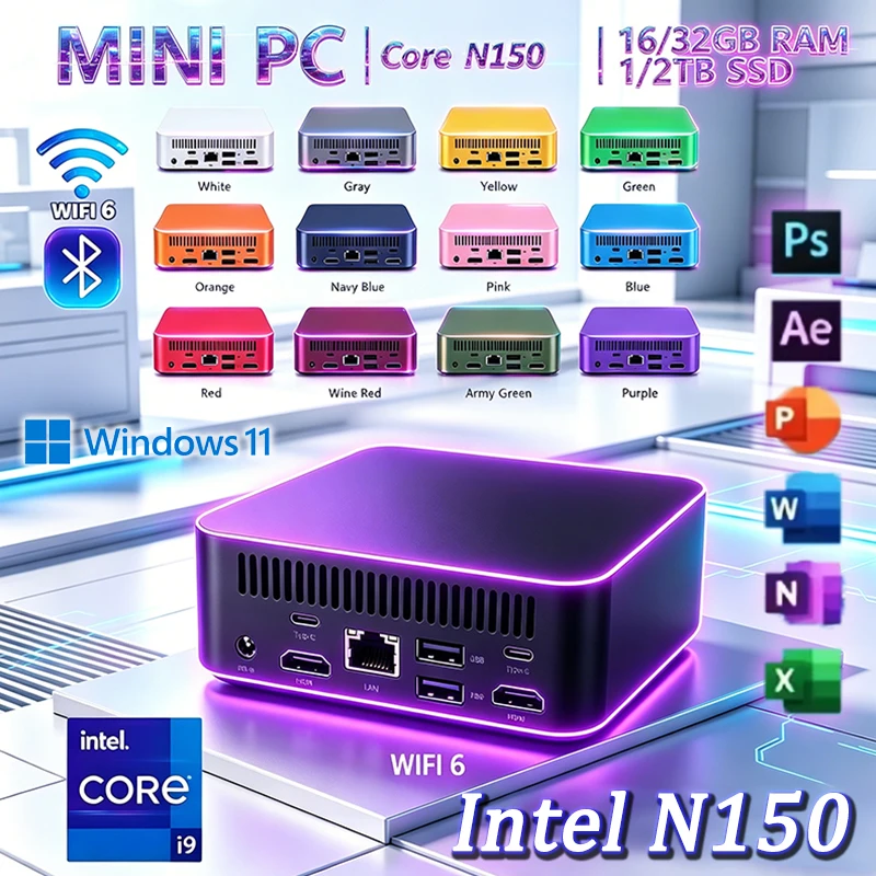 Intel N150 Windows 11 Mini PC  - đánh giá và giá Pc Gaming Intel