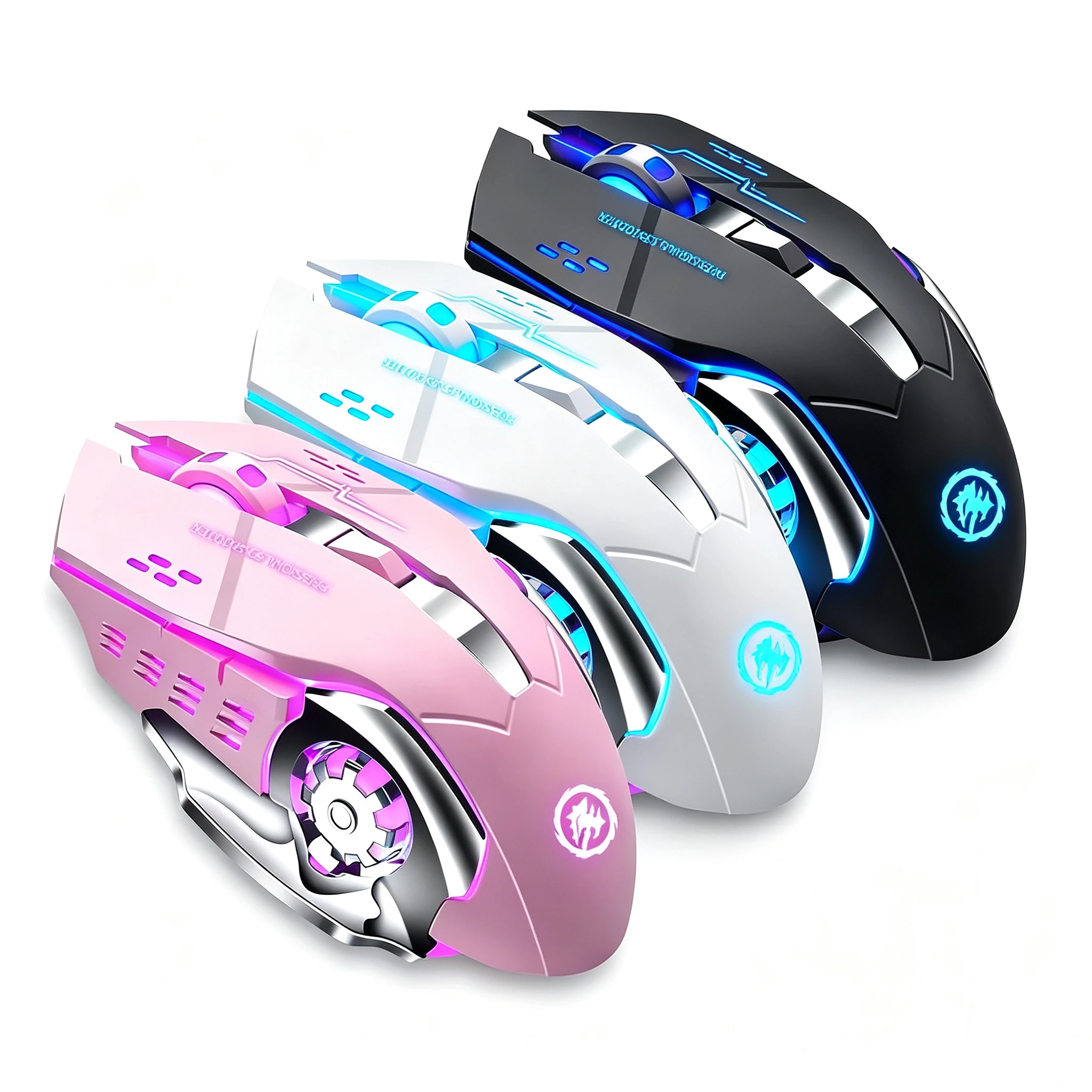Wireless Gaming Mouse Bluetoot - đánh giá và giá Pc Gaming Pink